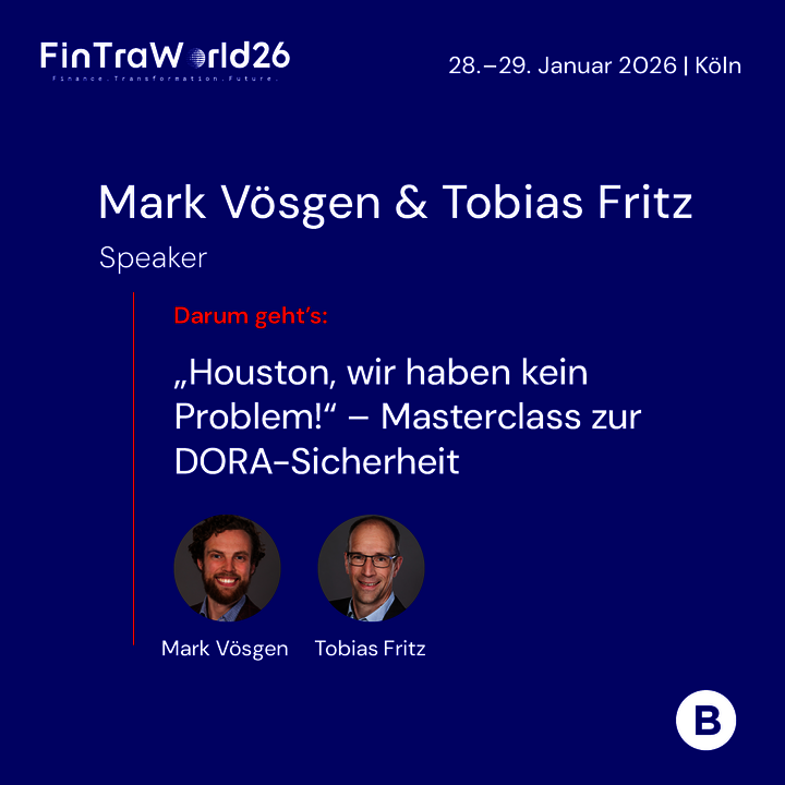 TRICEPT AG präsentiert Masterclass zur DORA-Sicherheit auf der FinTraWorld26