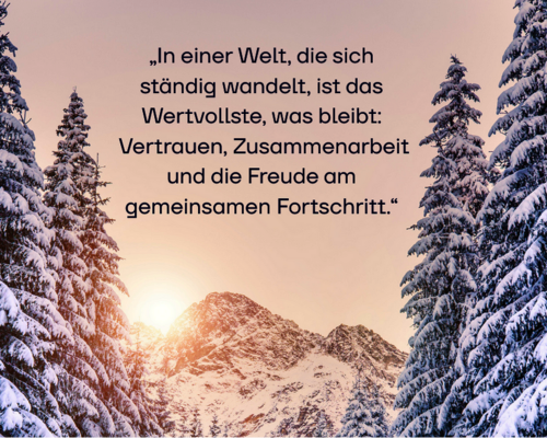 Ein Jahr des Wandels. Weihnachtliche Grüße aus der TRICEPT AG.