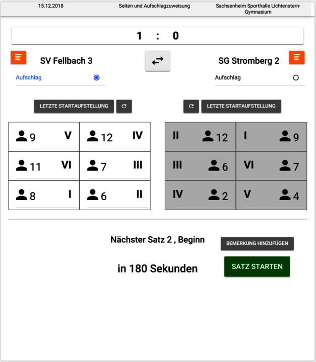 Tricept digitalisiert den Spielbericht im Volleyball mit dem eSpielberichtsbogen