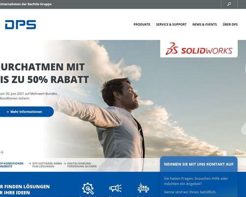 DPS Software GmbH startet mit neuer Website in den April
