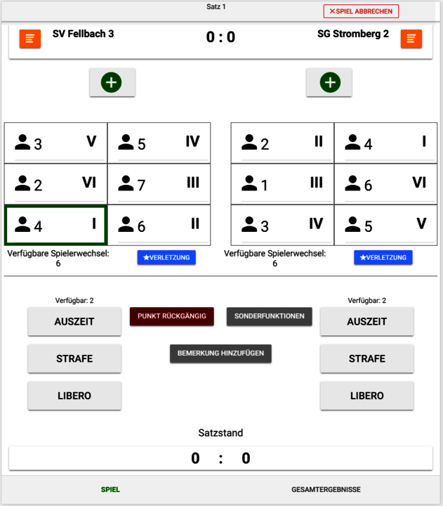 Tricept digitalisiert den Spielbericht im Volleyball mit dem eSpielberichtsbogen
