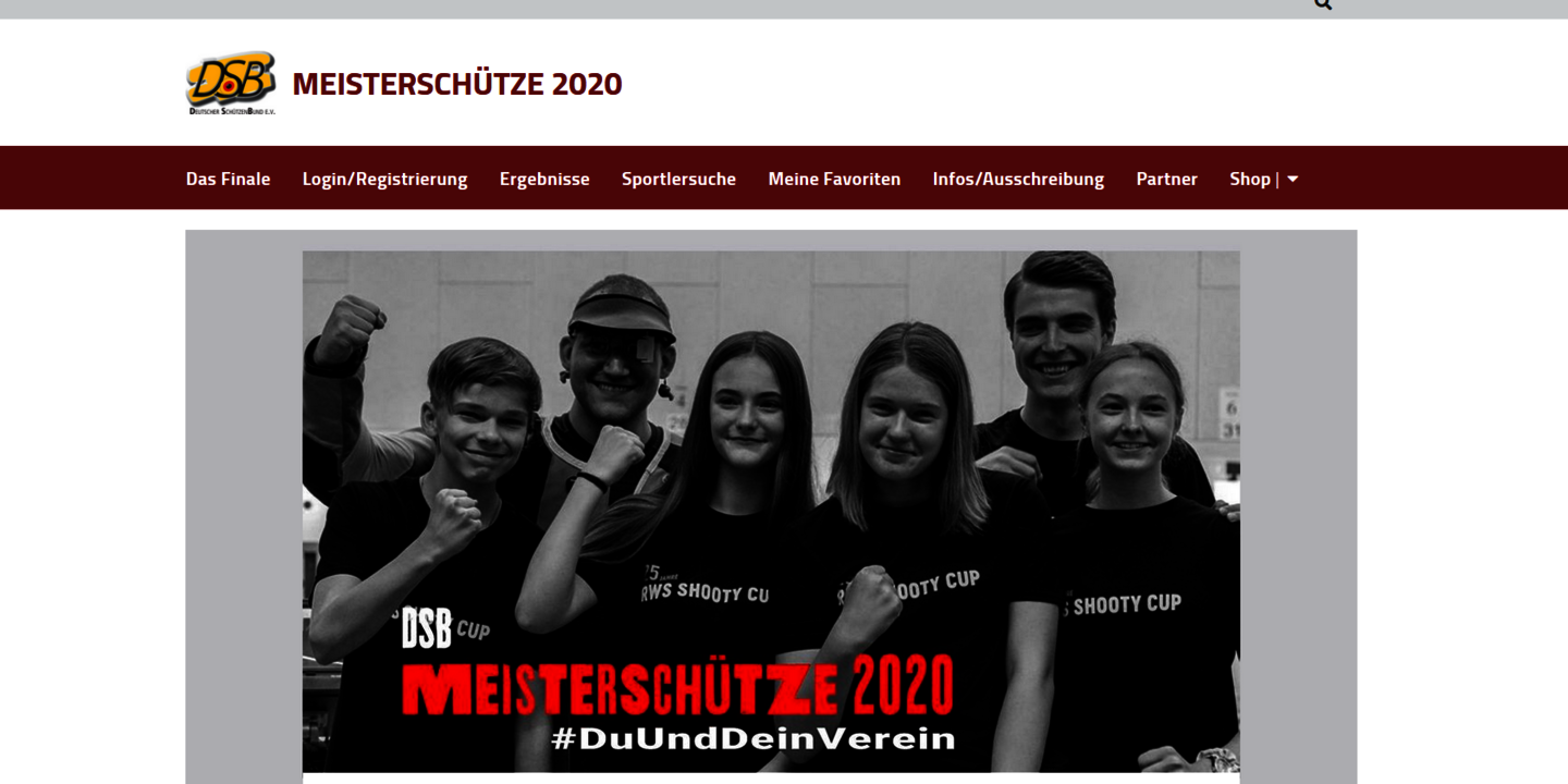 Digitale Plattform für Online-Fernwettbewerb des Deutschen Schützenbundes e.V. 