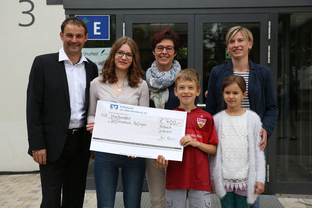 Der Jugendgemeinderat und die Tricept unterstützen die Schillerschule