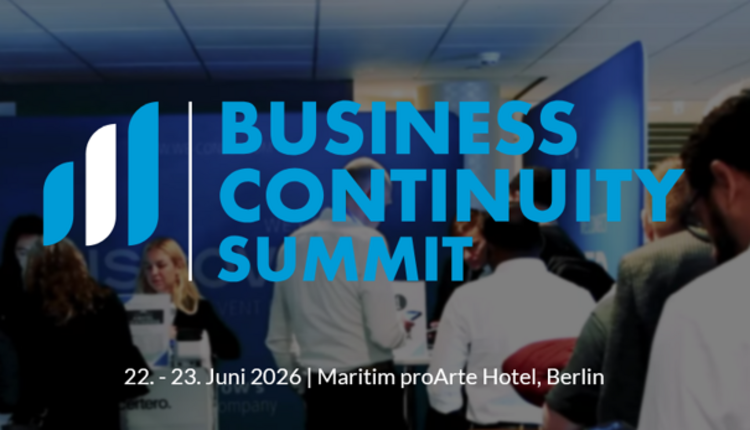 22. - 23. Juni 2026 - Business Continuity Summit 2026