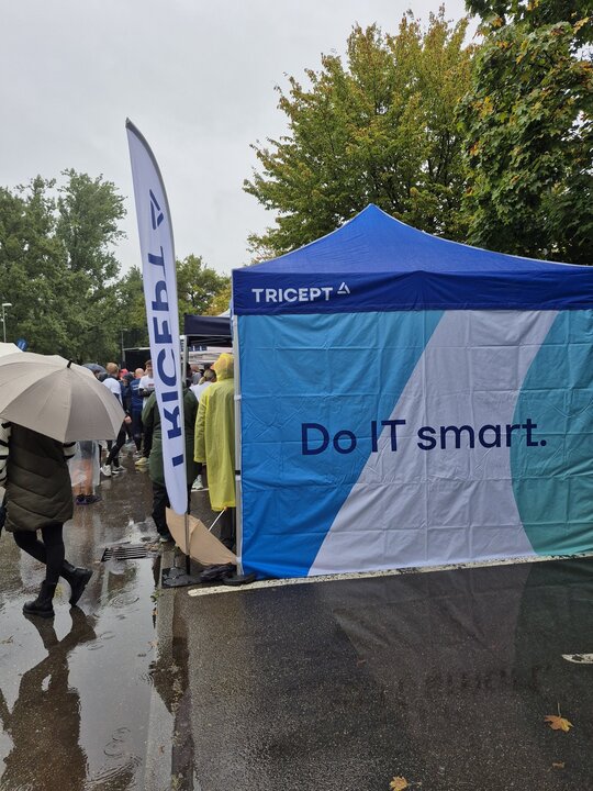 TRICEPT trotzt dem Regen: Gemeinsam stark beim AOK Firmenlauf in Waiblingen
