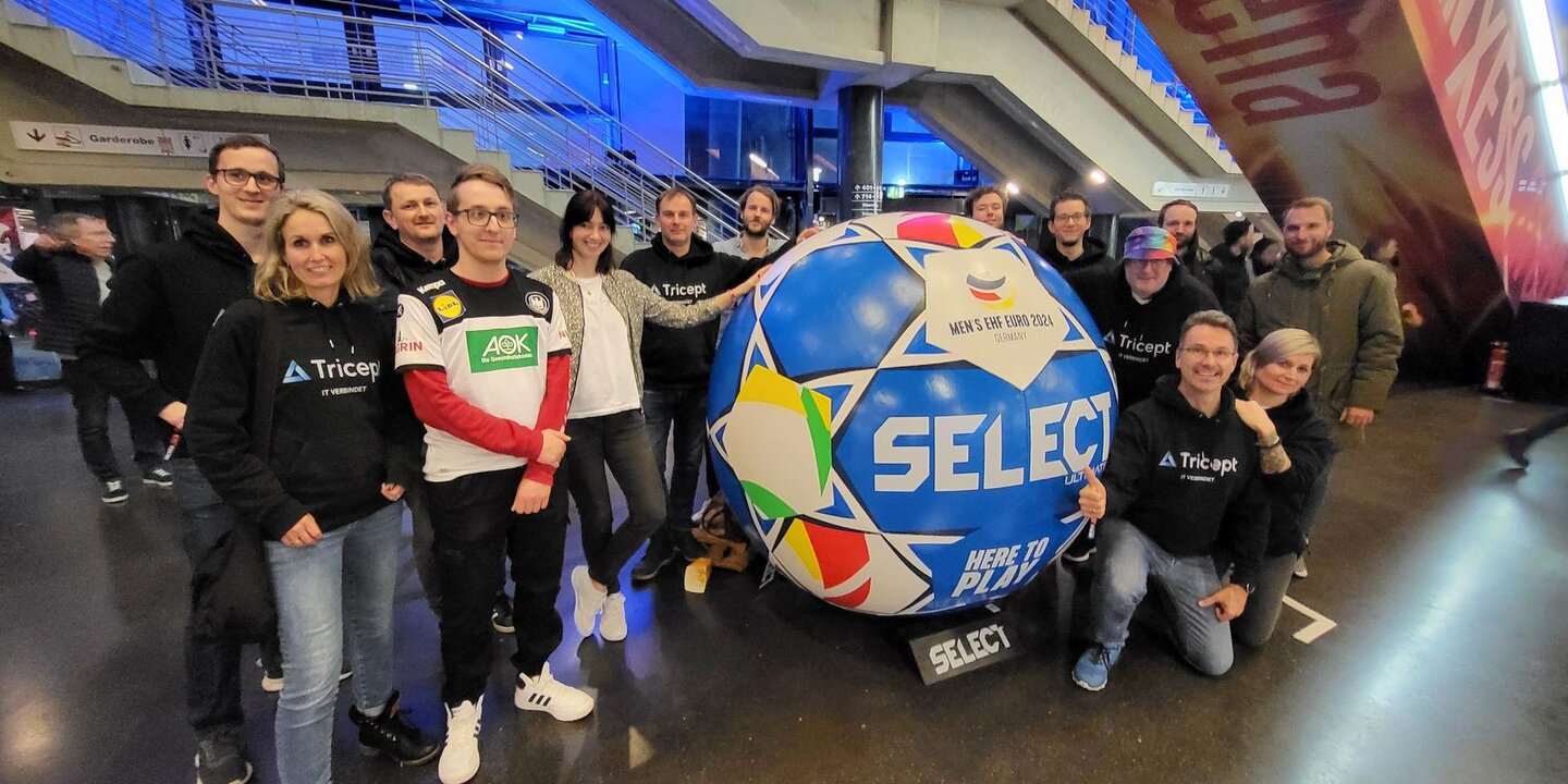 it4sport Teamevent bei der Handball-EM in Köln