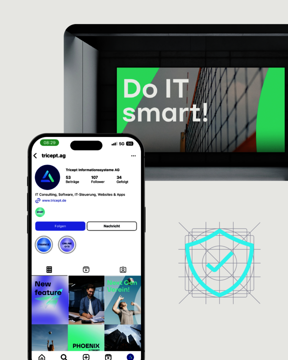 IT4SPORT im neuen Markenlook: Starker Auftritt im Design der TRICEPT AG